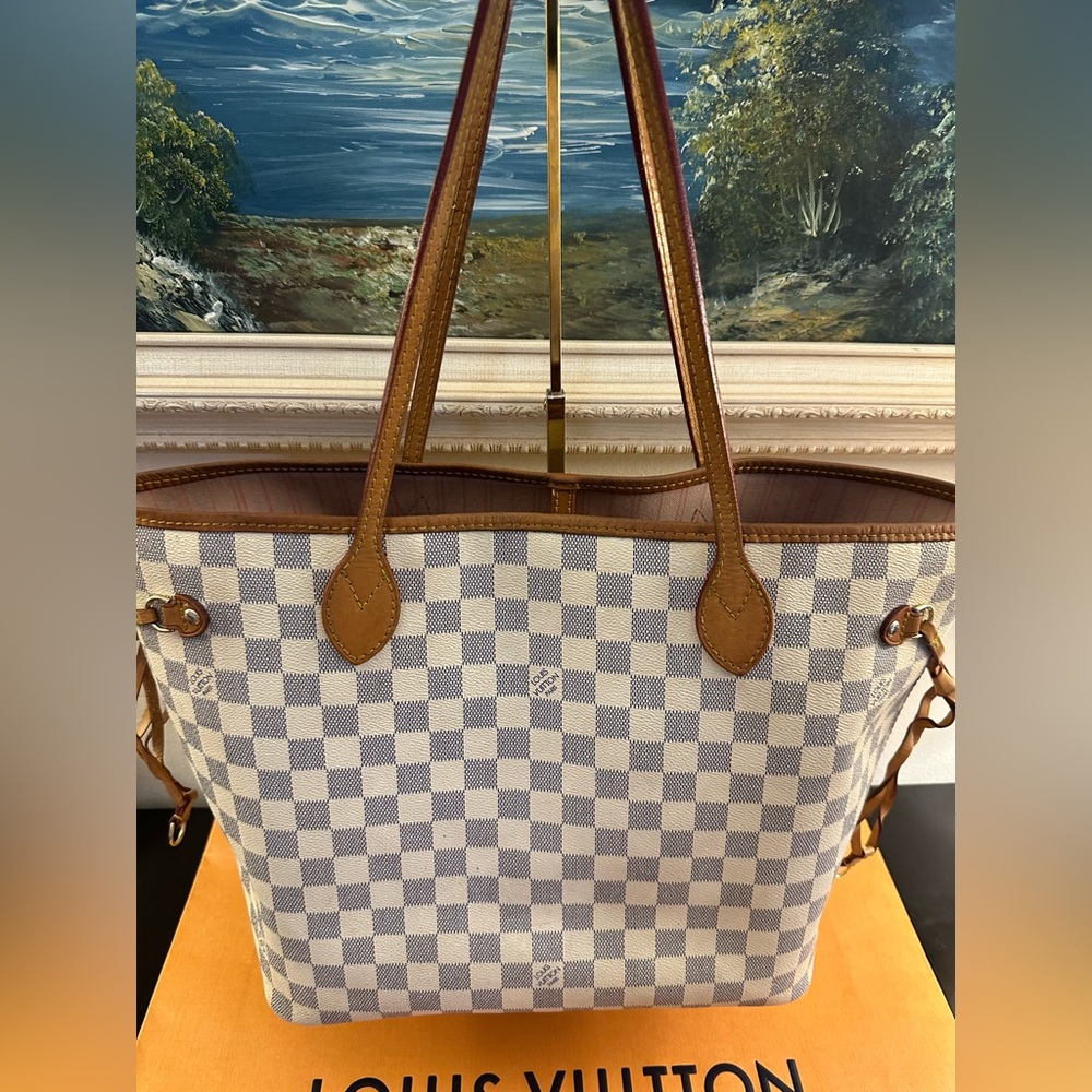 LV Neverfull MM Damier Azur - Picture 3 of 13